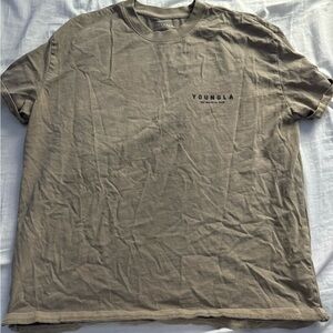 YoungLA 473 - IMMORTAL CLUB TEE Sand Wash Large
